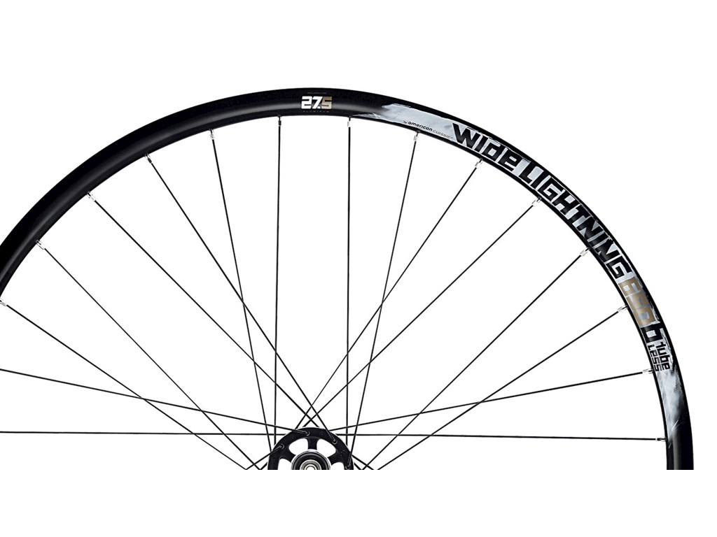 Wide lightning tubeless rim 650B